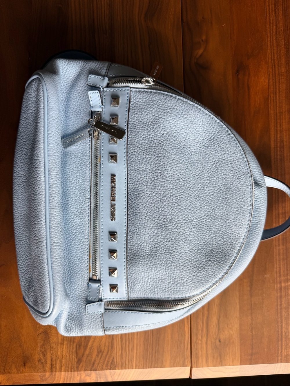MICHAEL KORS Kenly Medium Studded Pebbled Leather Backpack - Picture 4 of 5
